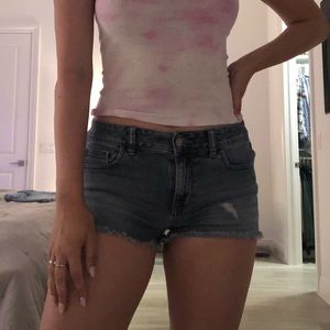 Victoria’s Secret PINK dark blue denim shorts